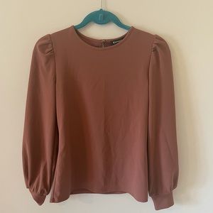 Express Crew Neck Puff Sleeve Top